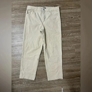 Universal Standard White Corduroy Pants Size 14 EUC
